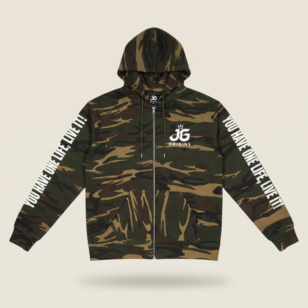 Camouflage hoodie – JG Designs
